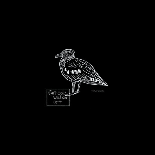 Seagull Line Art Digital Print