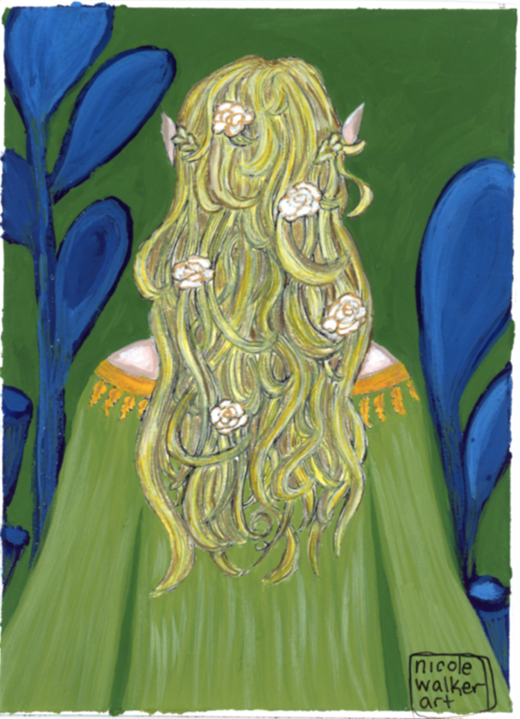 White Rose Elf-Fairy