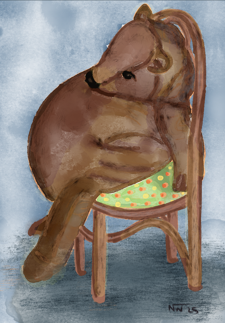 Bob Bear in A Chair